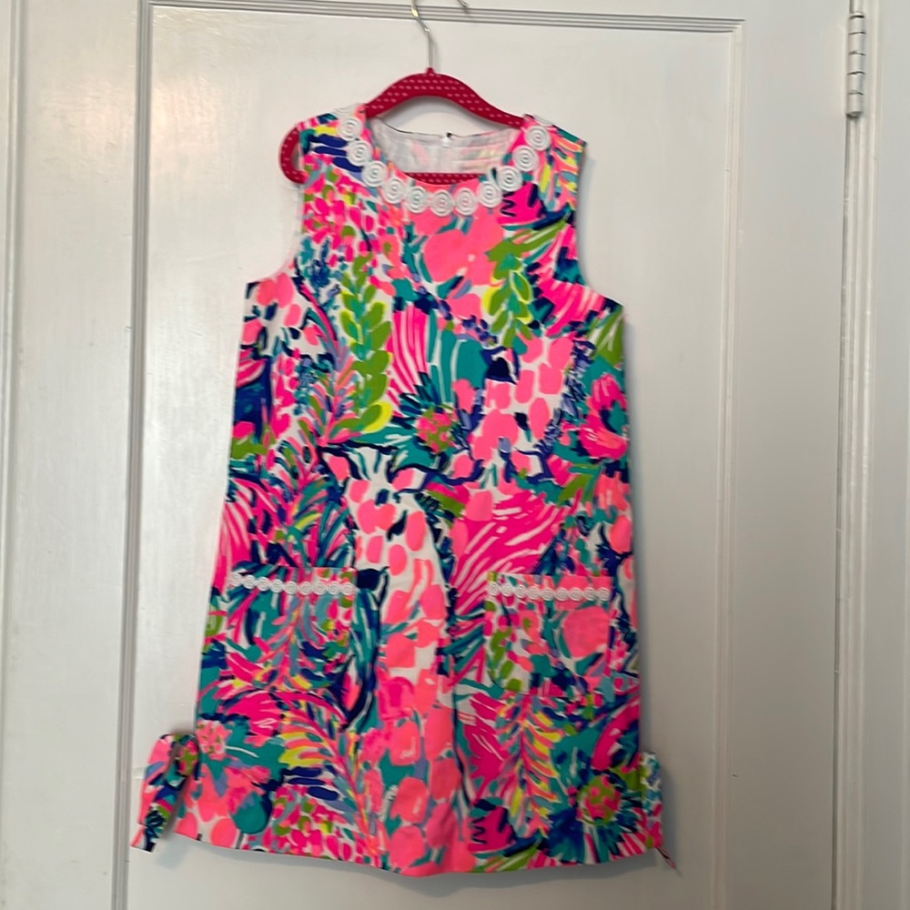 Girls classic Lilly Pulitzer shift dress, 10